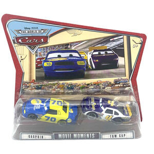 Disney‎ Pixar The World of Cars Gasprin & Tow Cap Movie Moments Series 2 pack